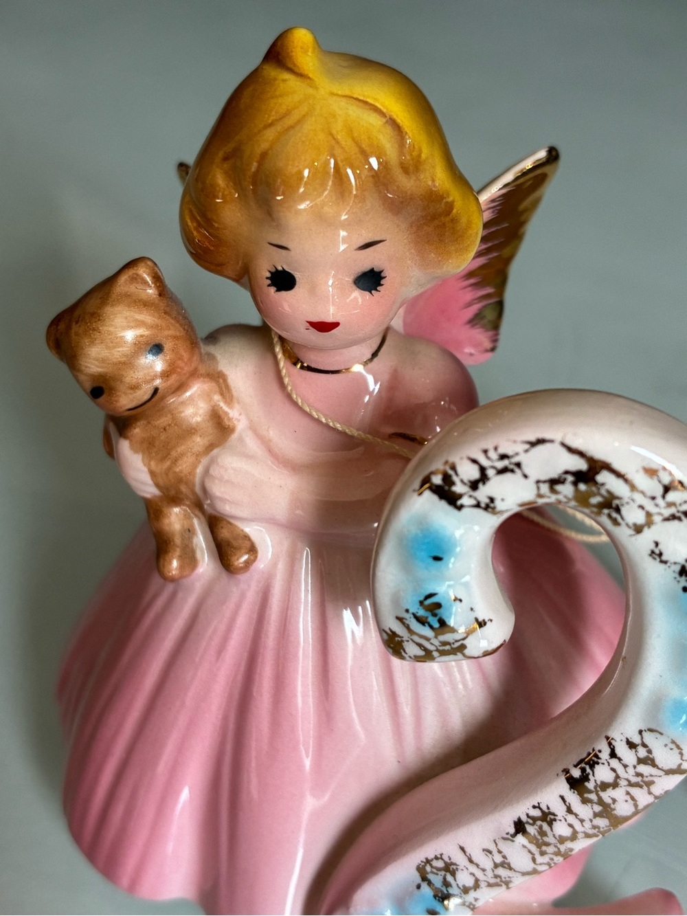 Josef Originals Birthday Girl Fairy Angel Figurine Number 2 In Series - Picture 2 of 8